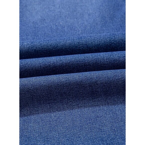 Women High Rise Straight Leg Jeans Stretch Denim Pants Inseam 29 Inches - Picture 7 of 9